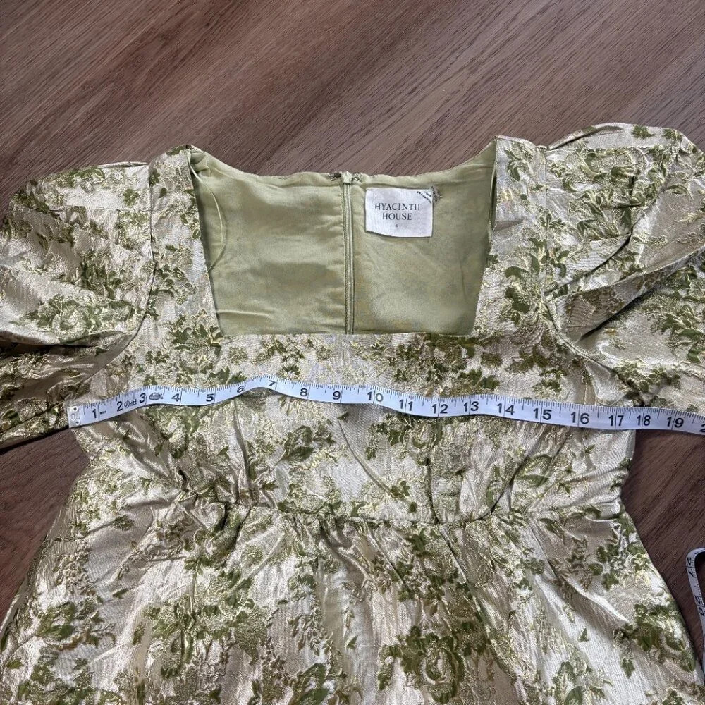 Tuckernuck Gold Floral Blouse - Picture 10 of 13